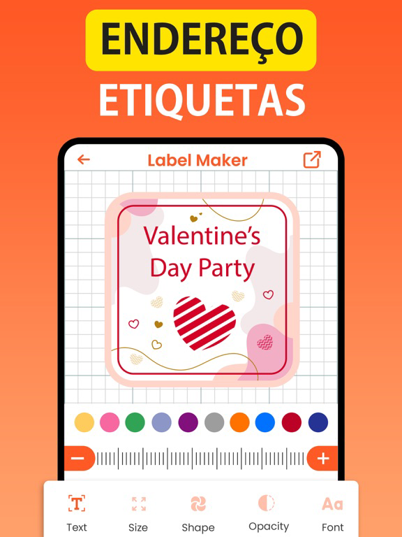 Etiquetas de Máquina :DIYLabel Cartaz