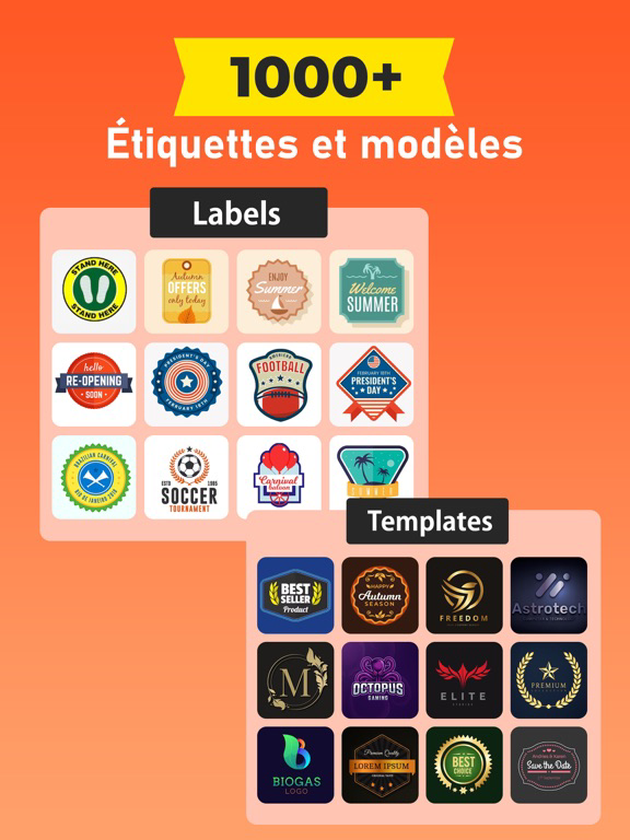 Étiqueteuse,imprimante,créatur Affiche
