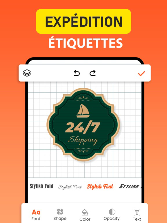 Étiqueteuse,imprimante,créatur Affiche