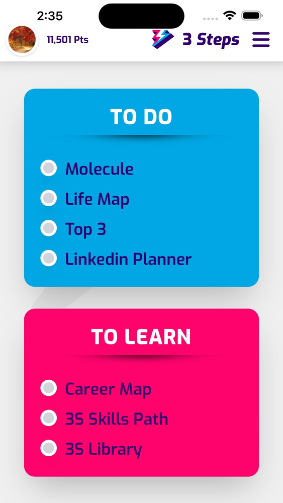 3 Steps App poster
