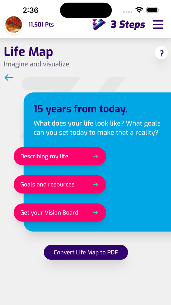 3 Steps App poster