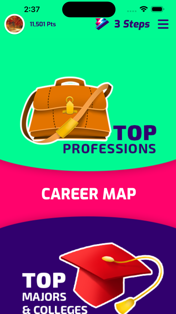 3 Steps App poster