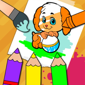 儿童画画游戏: 幼儿早教启蒙宝宝涂色绘画软件2-5岁