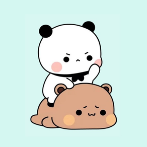 Bear Panda Gemoy Stickers