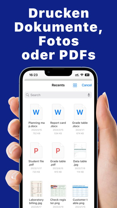 printer-Slimme printer App Plakat