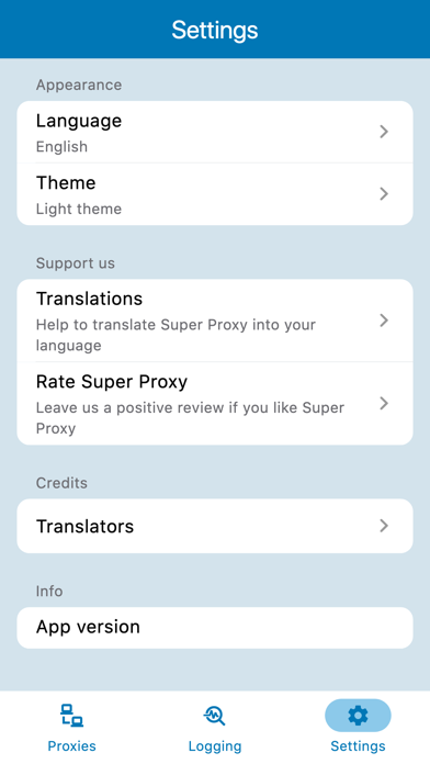 Super Proxy - Tunnel your apps for iOS (iPhone/iPad) - Free Download at ...