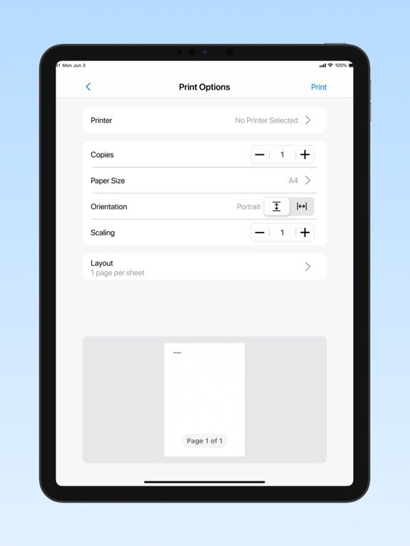 Printer & Documents Scanner Plakat