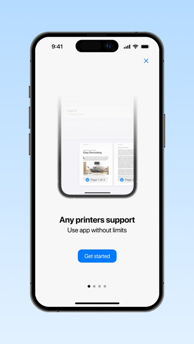 Printer & Documents Scanner Plakat