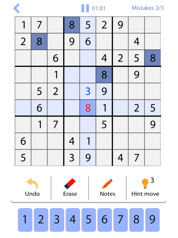 Sudoku: Puzzle Number Games for iOS (iPhone/iPad/iPod touch) - Free ...