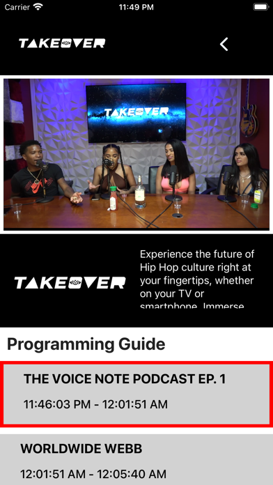Takeover TV poster
