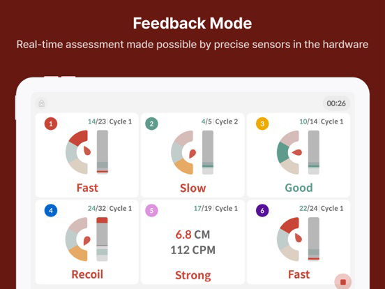 CPRplus- cprCUBE Training App poster