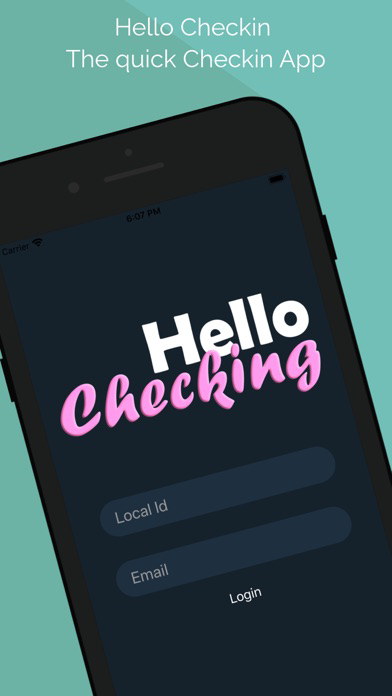 Hello Checkin poster