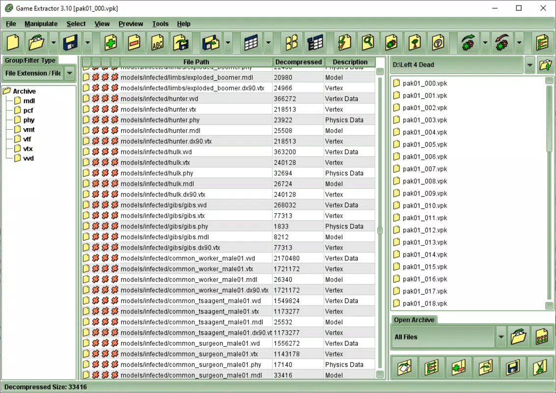 Main image for Game Extractor application