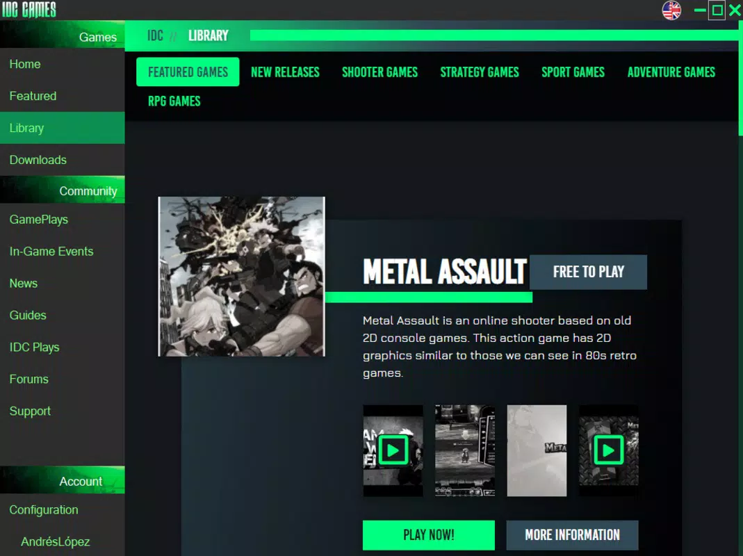 IDC Games Launcher