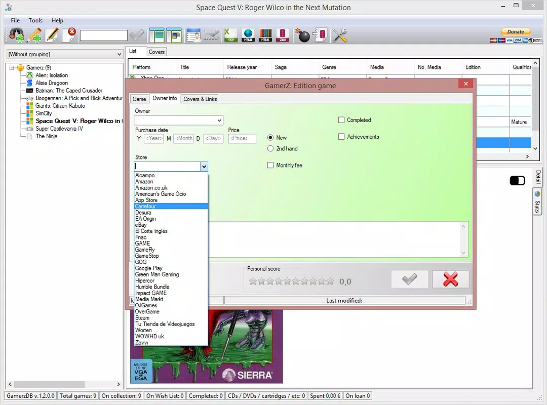 Main image for GamerzDB application