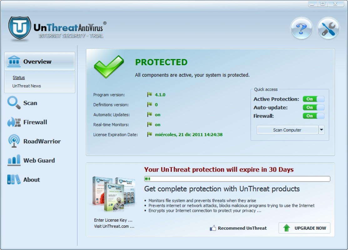 UnThreat - Internet Security 2012