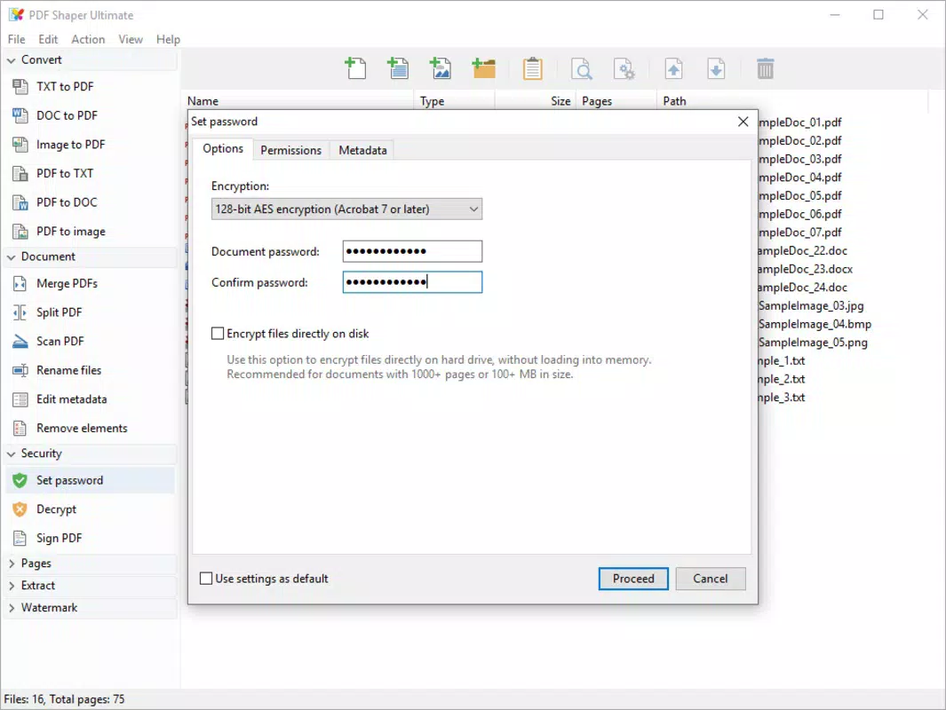 PDF Shaper
