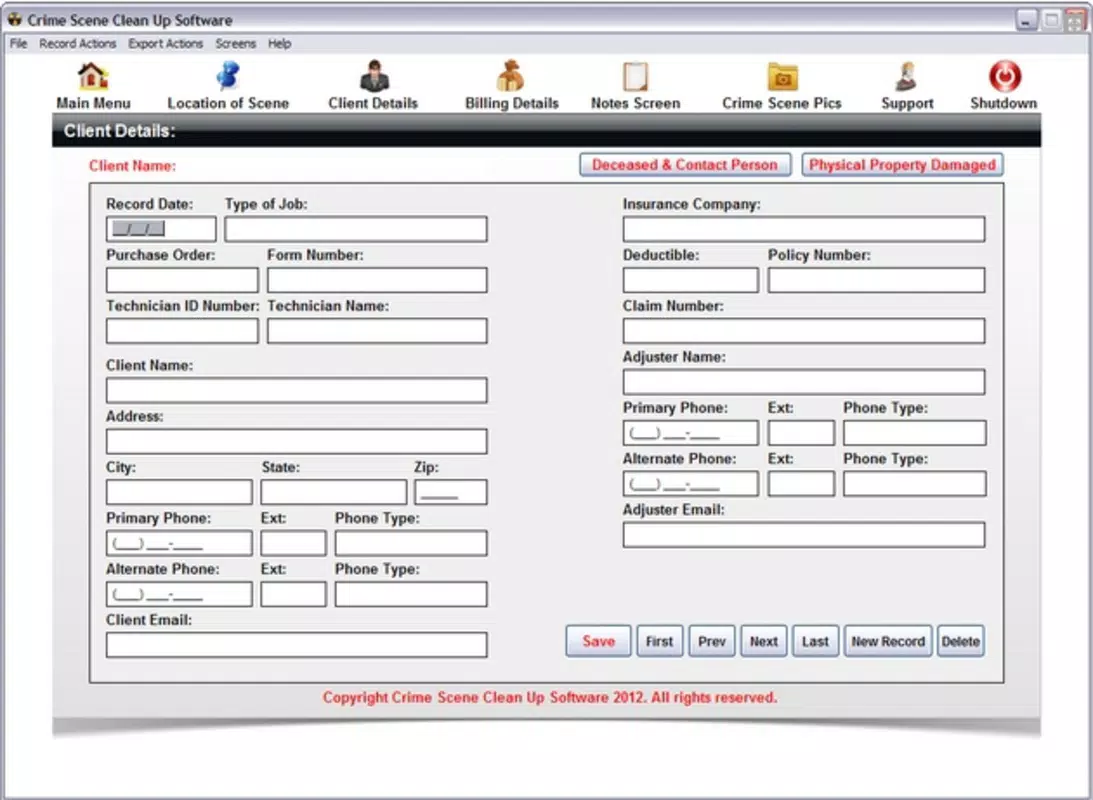 Main image for Crime Scene Clean Up Software application
