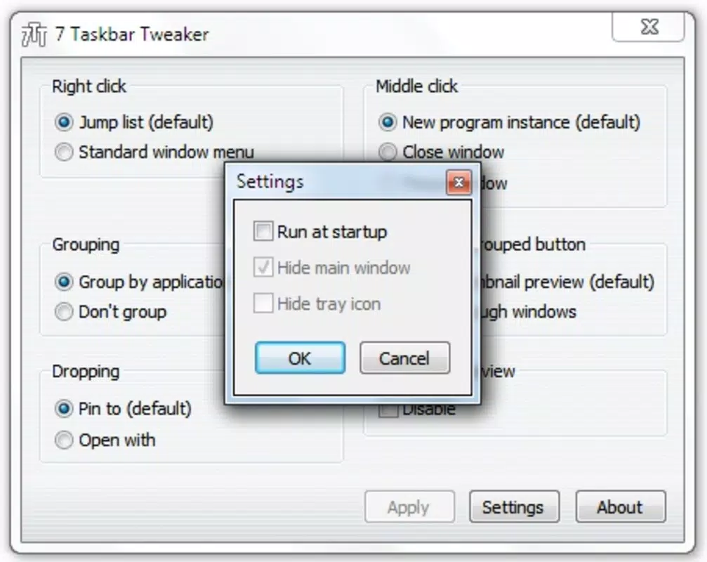 7 Taskbar Tweaker