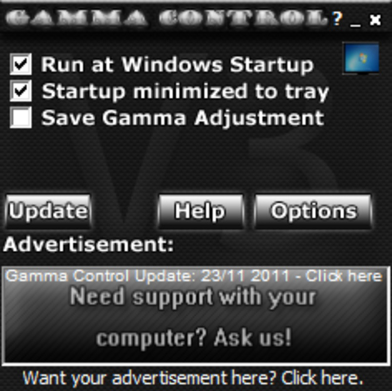 Gamma Control