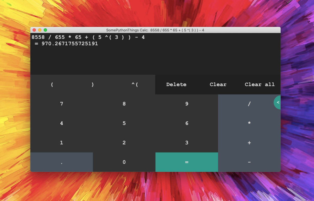 SomePythonThings Calc 64bit