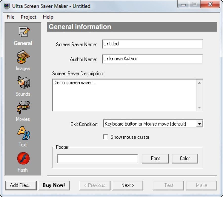 Download Ultra Screen Saver Maker Latest 3.1.4 for Windows PC