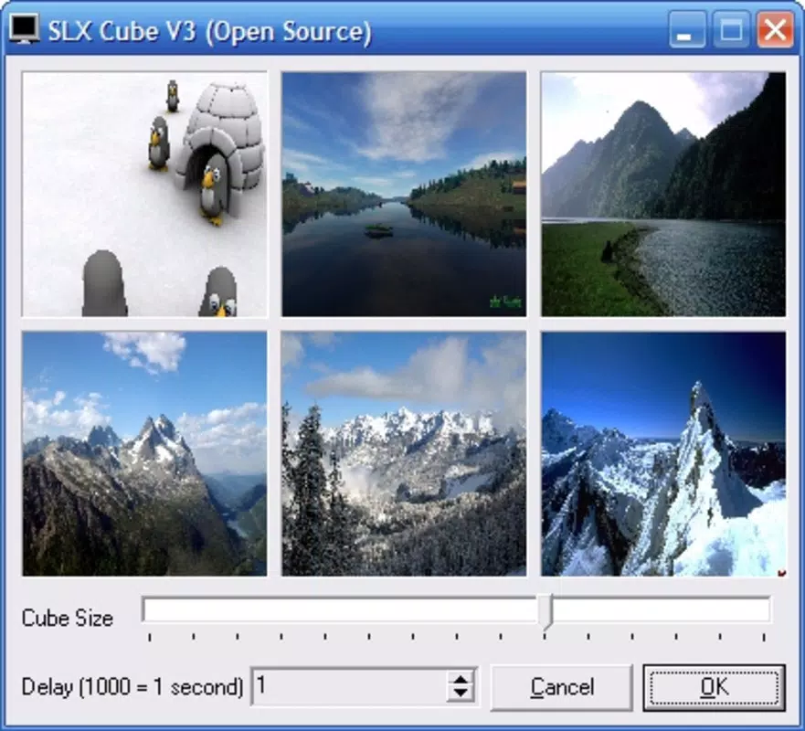 SLX 3D Cube Screensaver