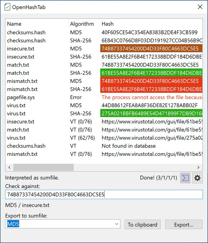 OpenHashTab