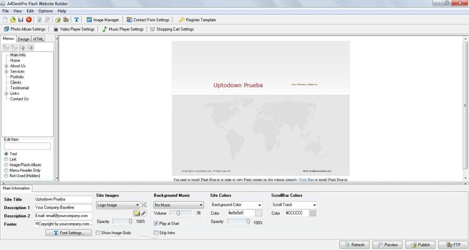 A4DeskPro Website Design
