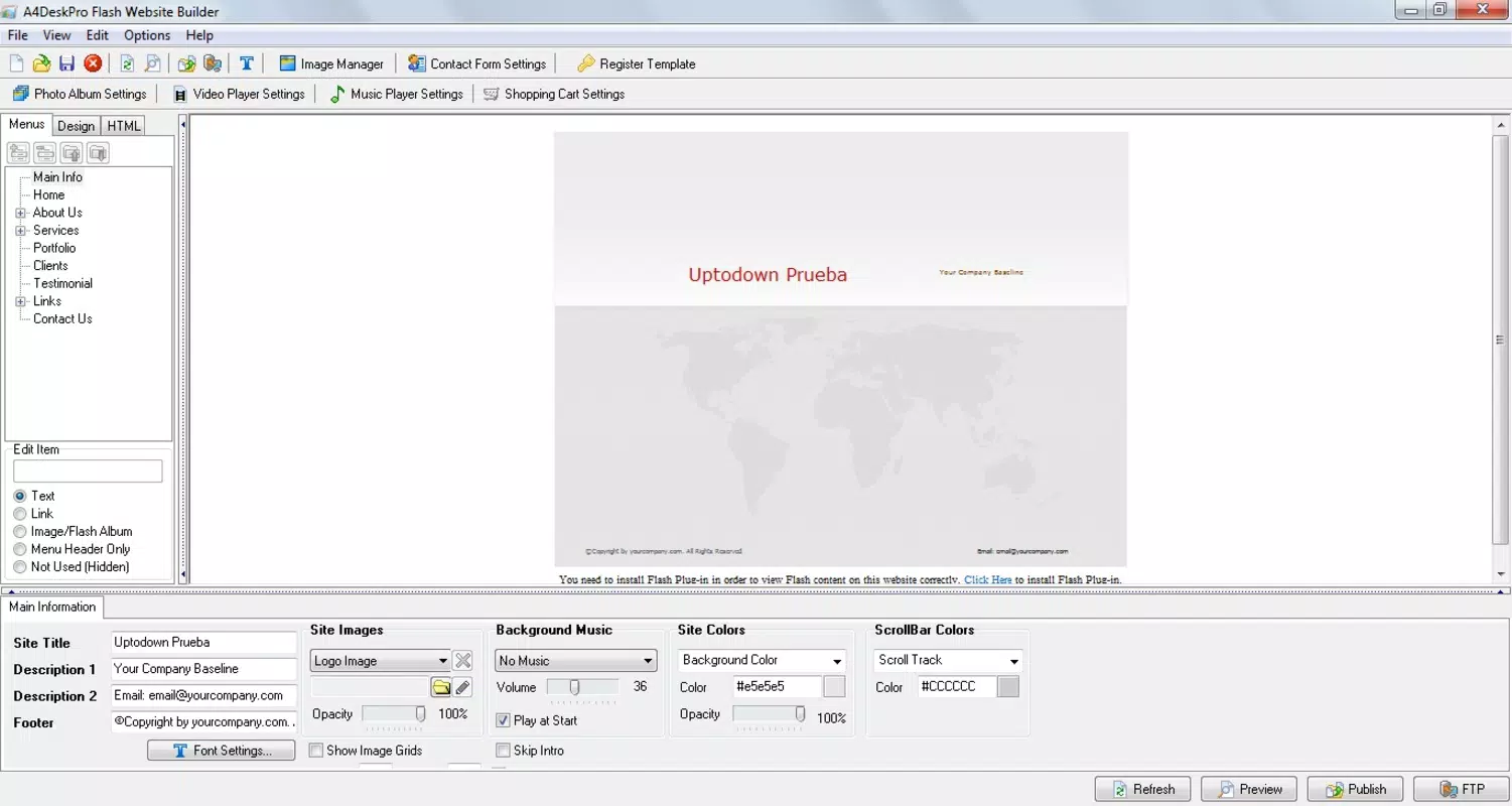 A4DeskPro Website Design