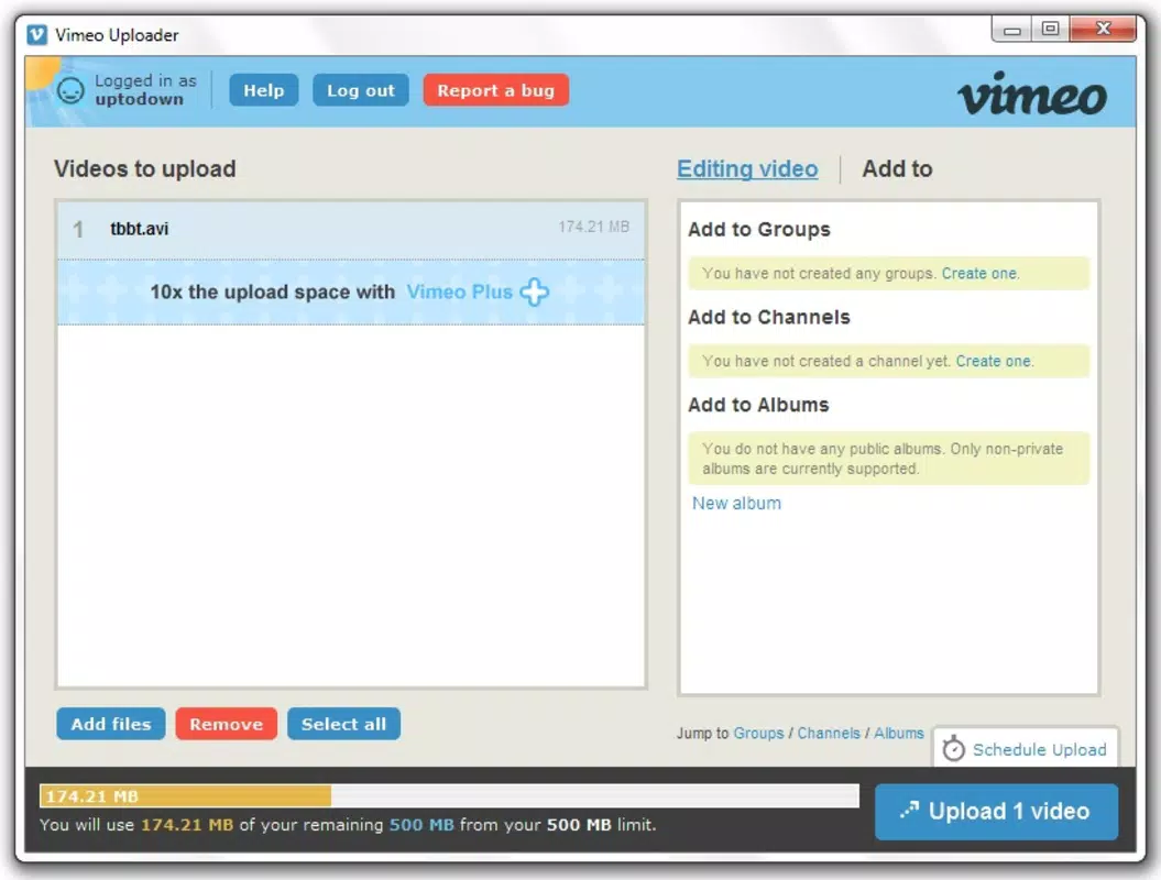Vimeo Desktop Uploader