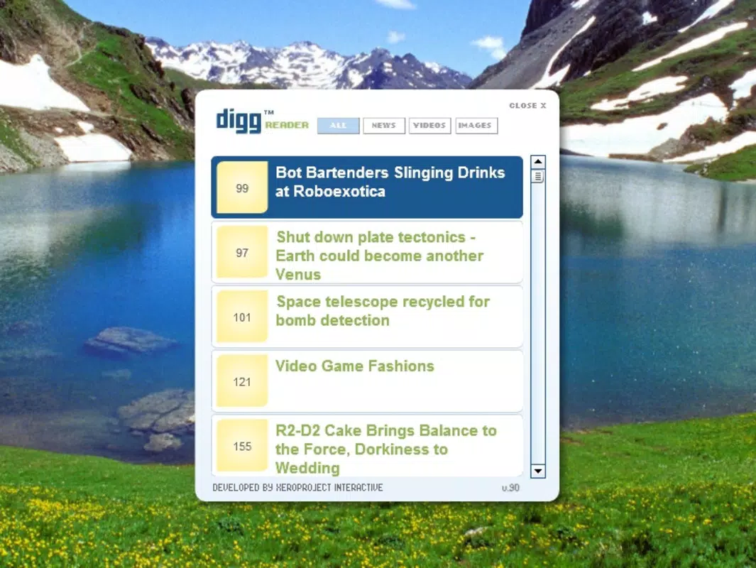 Digg RSS Reader