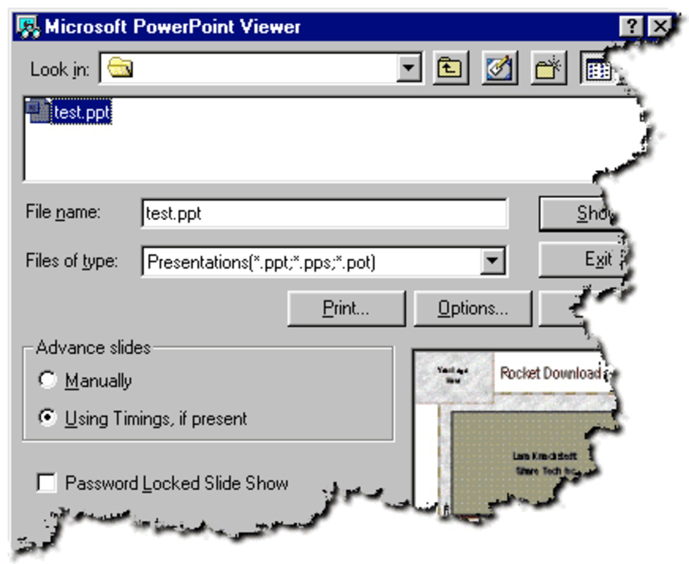 Microsoft Power Point Viewer