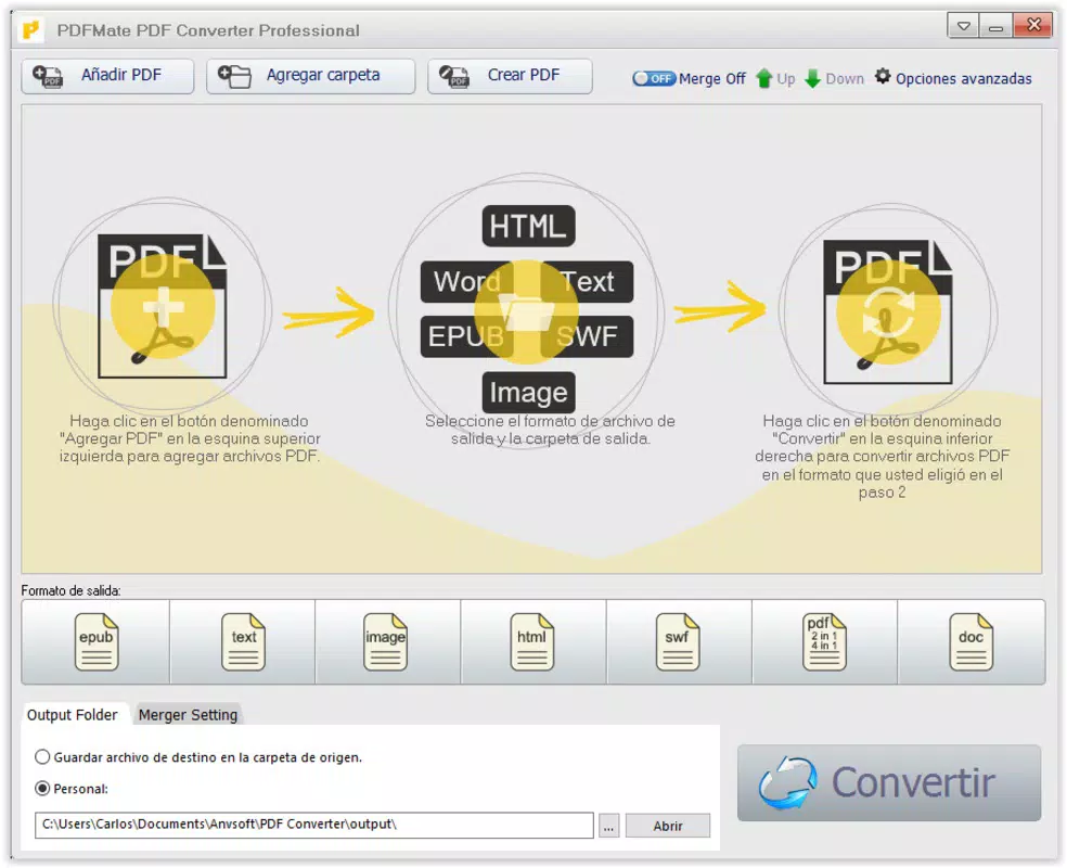 Main image for PDFMate eBook Converter application