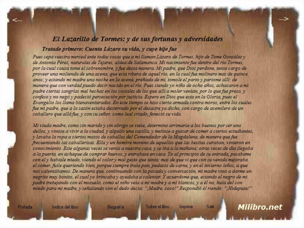 Lazarillo de Tormes