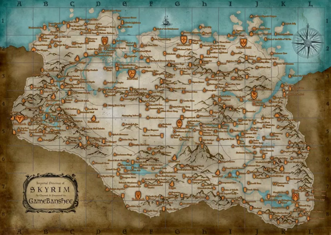 Main image for Mapa de Skyrim application