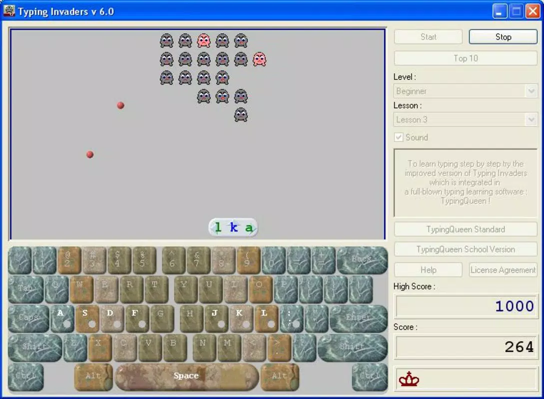 Typing Invaders