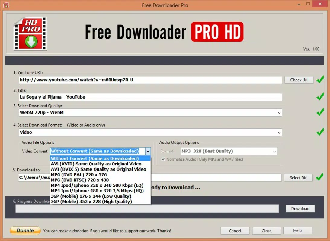 Free Downloader Pro