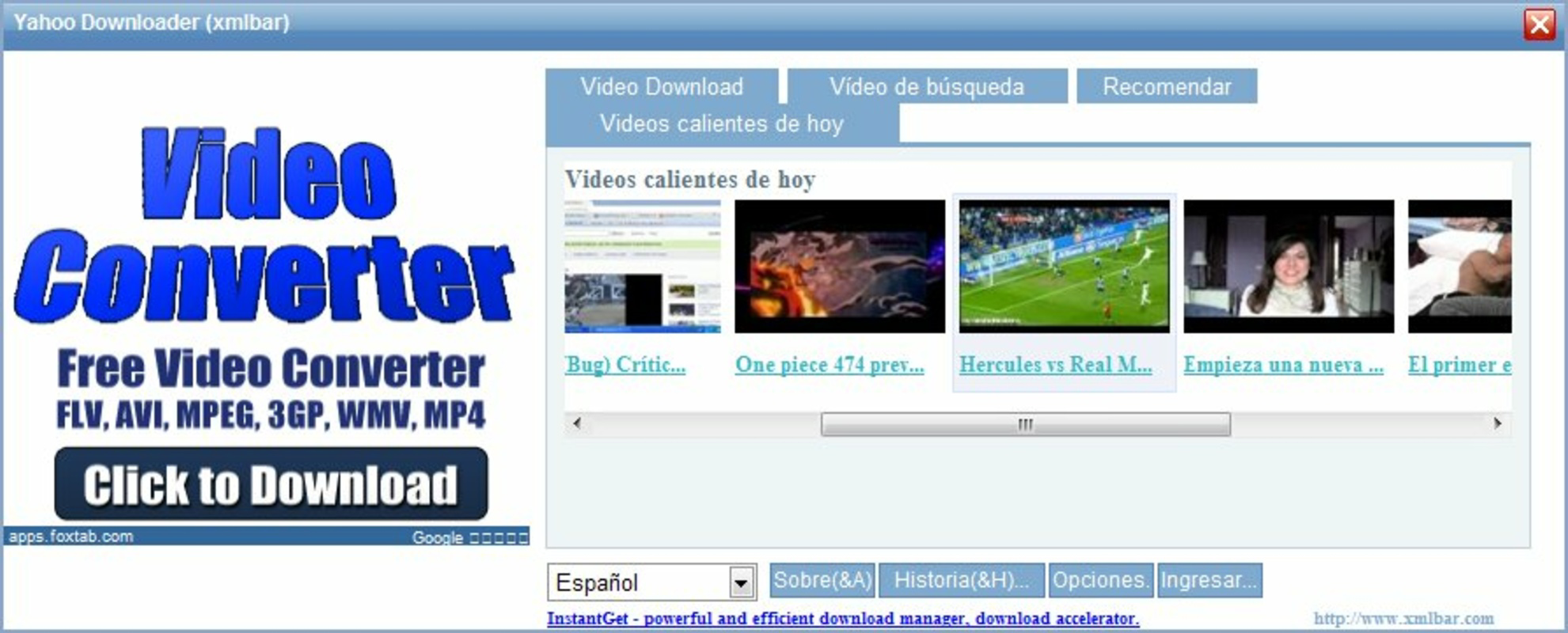 Yahoo Video Downloader for PC Windows 4.9 Download