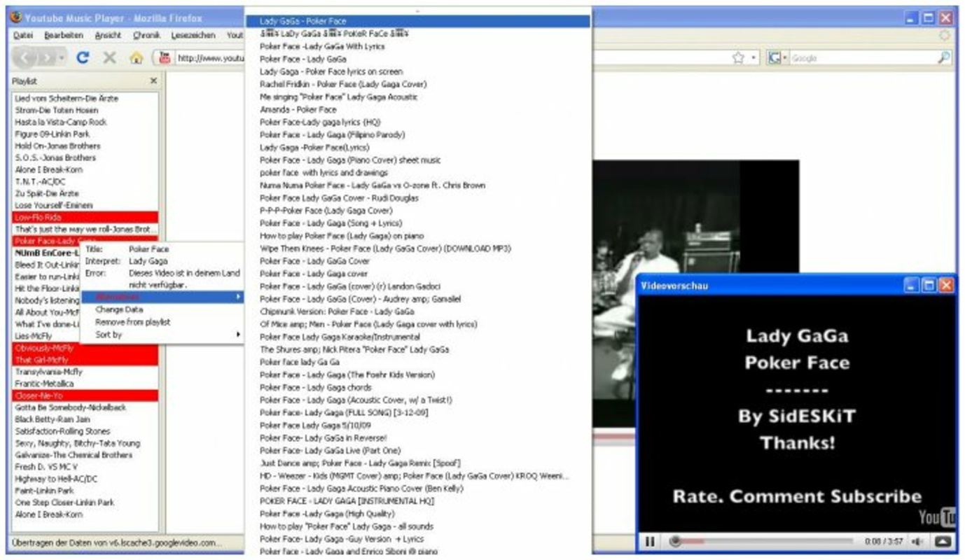 Youtube Music Player