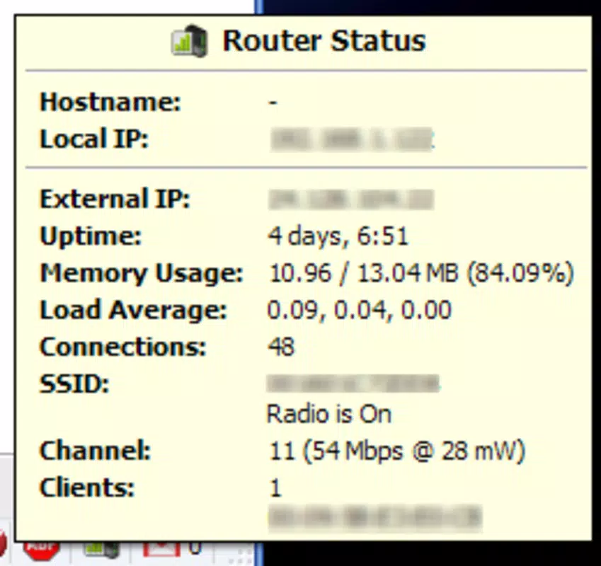 Router Status