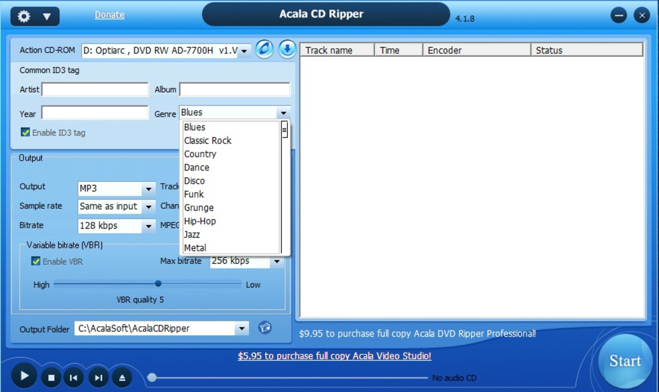 Acala CD Ripper