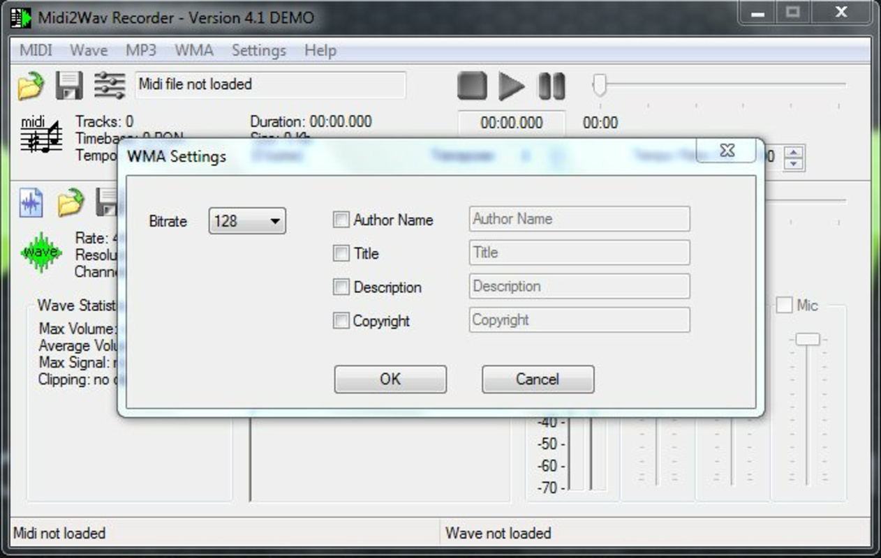 Midi2Wav Recorder