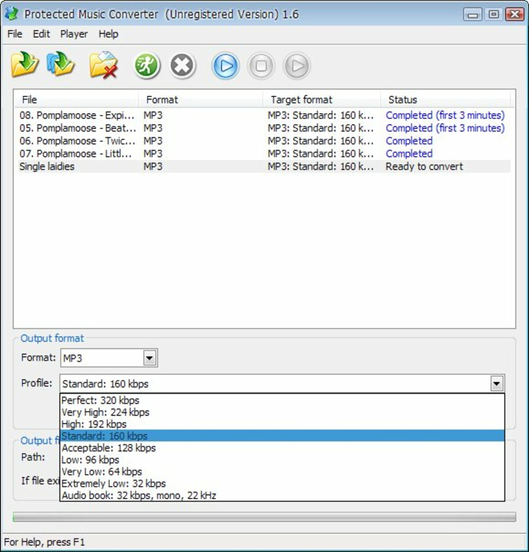 Protected Music Converter
