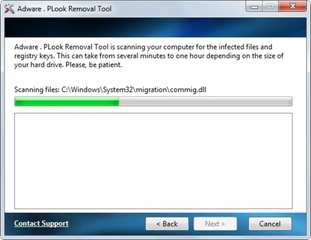 Adware.PLook Removal Tool
