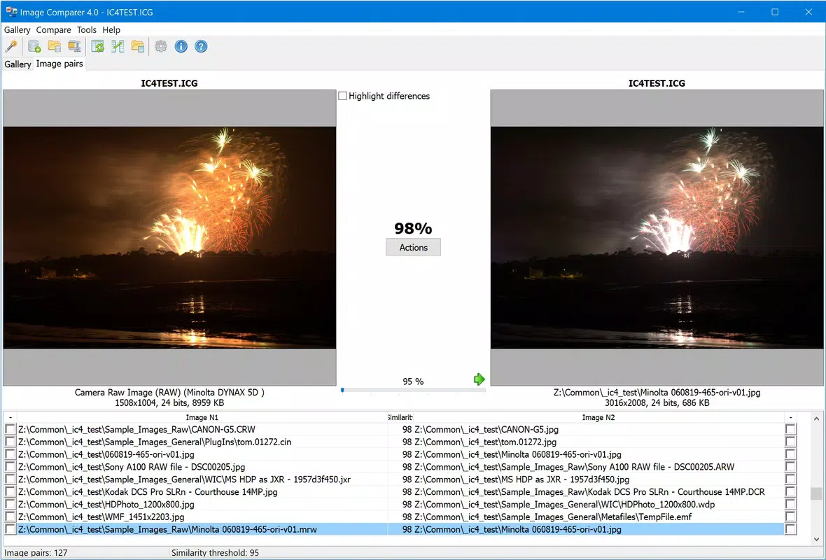 Main image for Image Comparer application