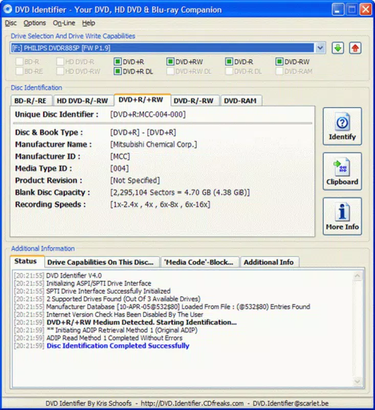 DVD Identifier