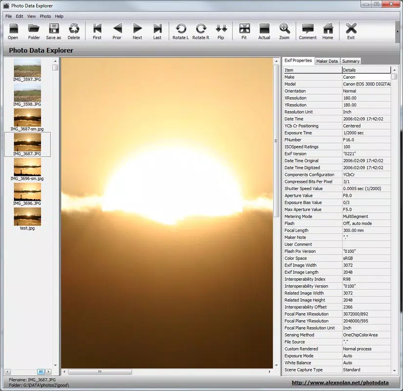 Main image for Photo Data Explorer application