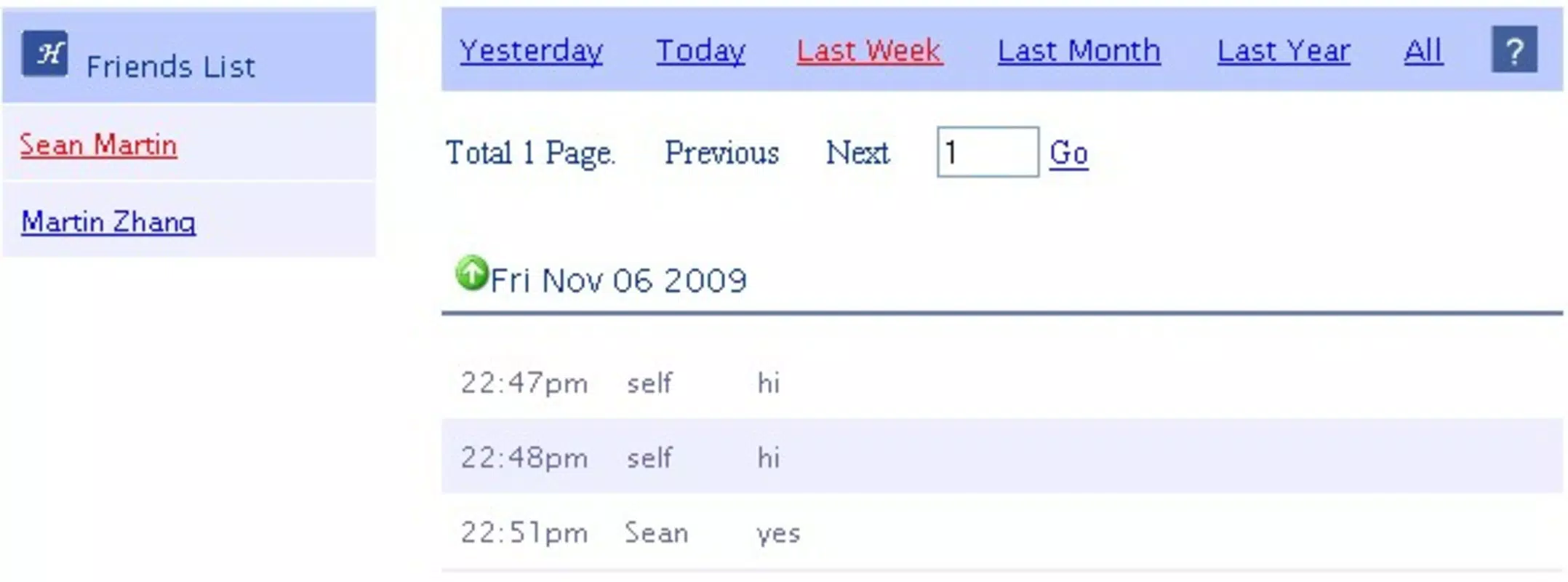 Facebook Chat History Manager