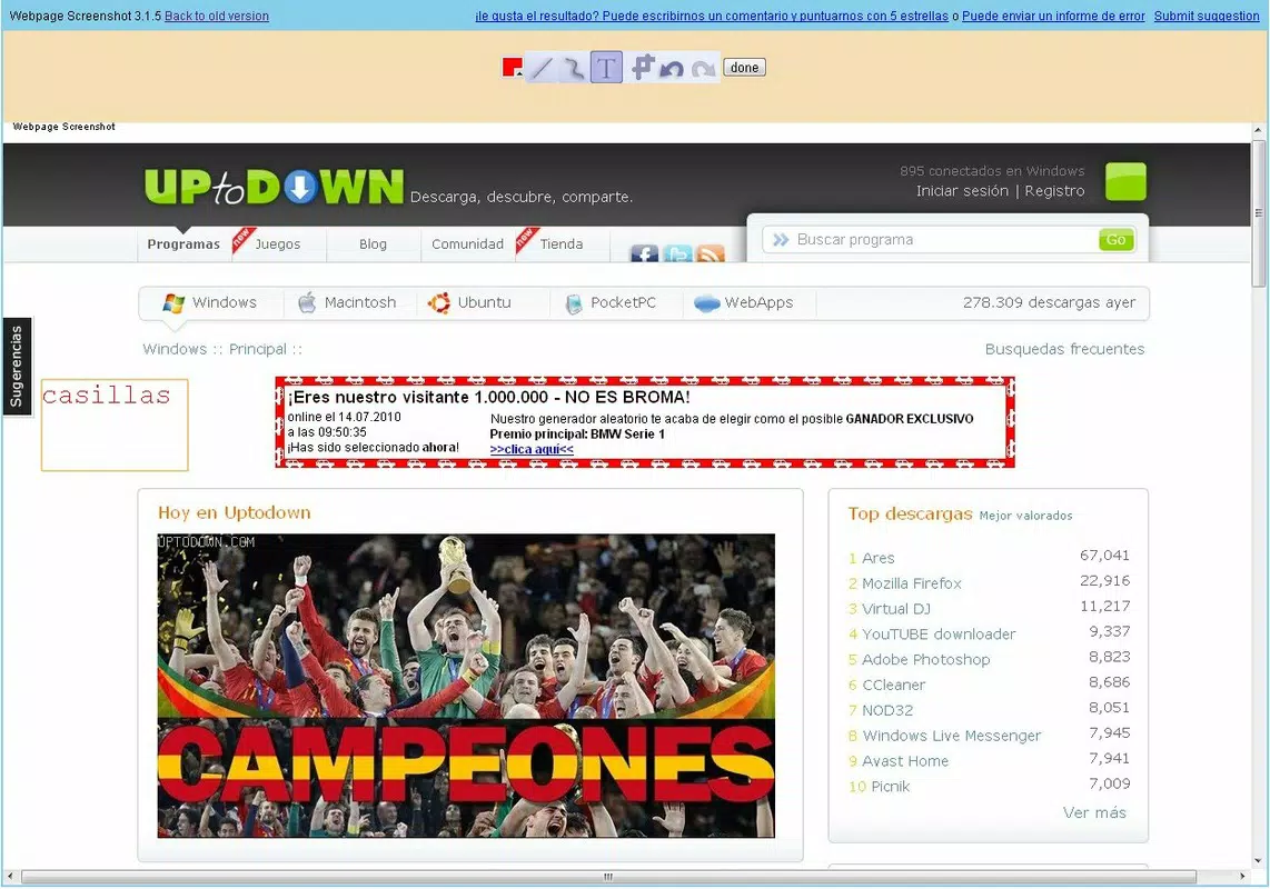 Webpage Screenshot